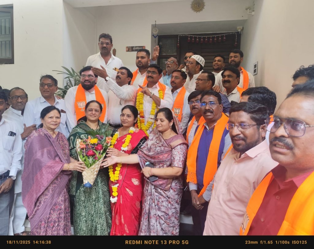 उज्वला दिपक तायडे यांची बिनविरोध नगरसेवक पदी निवड,भाजपाची 27-0 च्या दिशेने वाटचाल